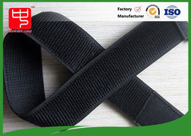 Ελαστικά λουριά velcro βρόχων Unnapped, μαύρα διευθετήσιμα λουριά τεντωμάτων velcro